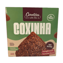 Coxinha Carolitas Fit Funghi Com Tomate Seco Sem Lactose, Sem Glúten E Sem Soja 400g