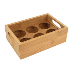 Porta Ovo Bambu 18CM - A\CASA