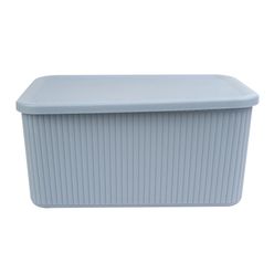 Caixa Organizadora Plástico Canelada 29x19x13.3 - A\CASA