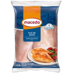 Filé de Peito de Frango MACEDO IQF 1Kg