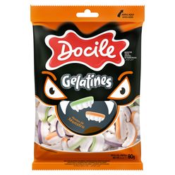 Bala DOCILE Gelatines Dentes de Monstro 80g