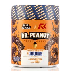 Pasta de Amendoim DR.PEANUT Power Cream Chocotine com Whey Protein