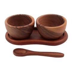 Kit de Petisqueira Acácia com 4 Peças - A\CASA