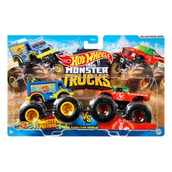 Carrinho HOT WHEELS Monster Trucks com 2 unidades