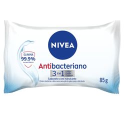 NIVEA Sabonete em Barra Antibacteriano 3 em 1 85g