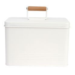 Lata Organizadora Farmhouse Aço Galvanizado 20.5cm - A\CASA