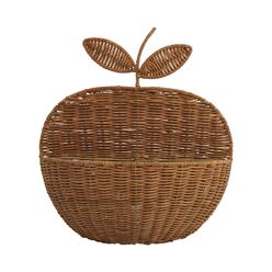 Cesto Parede Maçã 35cm Rattan - A\BABY