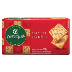 Biscoito PIRAQUÊ Cream Cracker 184g