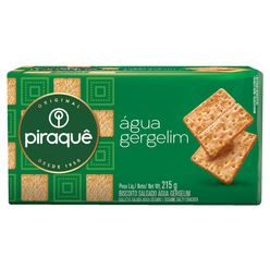 Biscoito PIRAQUÊ Aguá Gergelim 215g