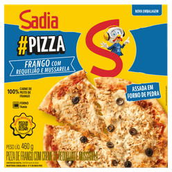 Pizza Sadia Mussarela, Frango E Catupiry 460g