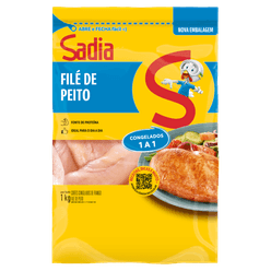 Filé de Peito de Frango SADIA IQF 1Kg