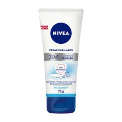 NIVEA Creme para Mãos Ação Antibacteriana 3 em 1 75g