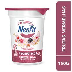 Iogurte NESFIT Frutas Vermelhas Aveia e Hibisco 6g de Proteínas Triplo Zero 150g