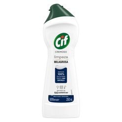 CIF Cremoso Limpeza Milagrosa remove 100% da sujeira 250ml