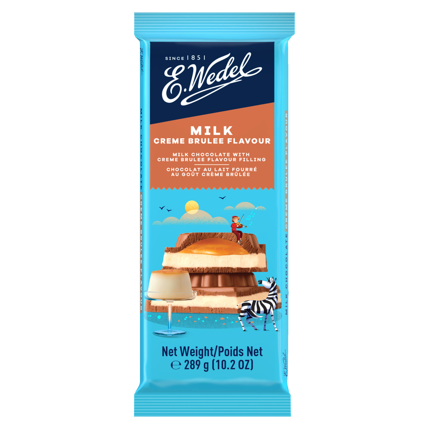 Chocolate E.WEDEL Milk Creme Brulee Flavour 289g - Angeloni Supermercado