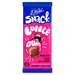 Chocolate E.WEDEL SNACK Bubble Gum Mleczna 90g