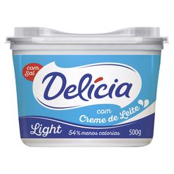 Margarina DELÍCIA Light Com Sal/Creme de Leite 500g