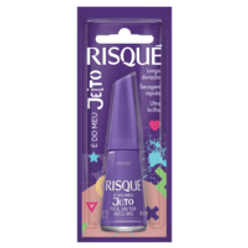 Esmalte Cremoso RISQUÉ É do Meu Jeito Fica, Vai ter Arco-Íris 8ml