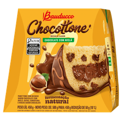 Chocottone BAUDUCCO Chocolate com Avelã Caixa 450g