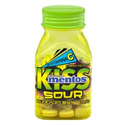 Pastilha MENTOS Kiss Sour Limão 38.5g