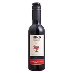 Vinho Brasileiro MIOLO Tinto Seleção Cabernet Sauvignon 2017 Garrafa 375ml