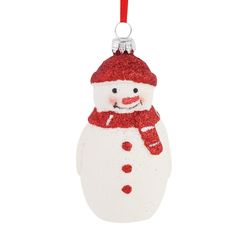 Enfeite de Natal Boneco Branco 10cm - A\CASA