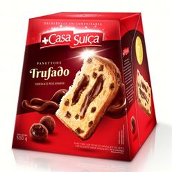 Panettone CASA SUIÇA Trufado Chocolate Meio Amargo 500g