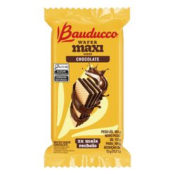 Biscoito Wafer BAUDUCCO Maxi Chocolate 104g