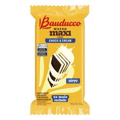 Bisccoito Wafer BAUDUCCO Maxi Choco & Cream 104g