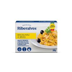 Bacalhau RIBERALVES À Brás Congelado 240g