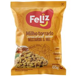 Milho FELIZ FELIZ Torrado Mostarda e Mel Sem Glúten 65g