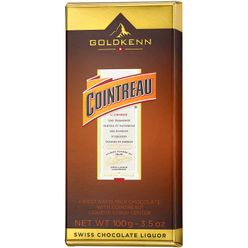 Chocolate GOLDKENN Cointreau Ao Leite Com Licor 100g