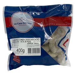 Camarão LA CASA DEL MAR Cinza GG Cru Descascado 10/30 Congelado 400g