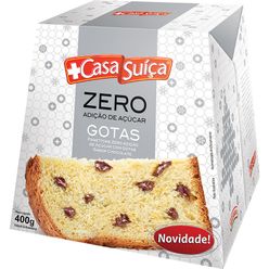 Panettone CASA SUIÇA Gotas Zero 400g