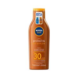 Protetor Solar NIVEA Protect & Bronze FPS 30 200ml