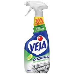 Desengordurante Spray VEJA Cozinha Limão 500ml Oferta