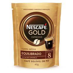 Café Solúvel NESCAFE GOLD Intensidade 8 Sachet 40g