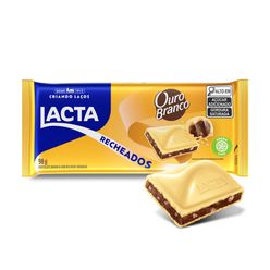 Chocolate BRANCO LACTA Com Recheio Ouro BRANCO 98G