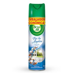 Aromatizador BOM AR Aerossol Flor de Algodão 360ml Embalagem Econômica