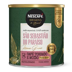 Café NESCAFÉ Torrado Origens do Brasil São Sebastião do Paraíso 250g