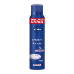 Desodorante Nivea Protect & Care Feminino Aerossol 200ml Embalagem Econômica