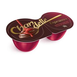 Sobremesa CHANDELLE Chocolate com Calda de Morango 180g