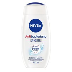 Sabonete Líquido NIVEA Antibacteriano 3 em 1 250ml