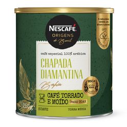 Café Torrado e Móido NESCAFÉ Origens Chapada Diamantina 250g