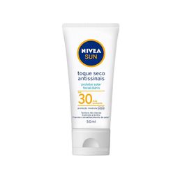 Protetor Solar NIVEA Sun Toque Seco Antissinais Facial FPS 30 50ML