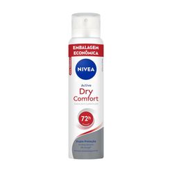 Desodorante Nivea Dry Comfort Active Feminino Aerosol 200ml Embalagem Econômica