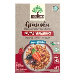Granola MÃE TERRA Orgânico Vegano Frutas Vermelhas 180g