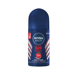 NIVEA MEN Desodorante Antitranspirante Roll-on Active Dry Impact 50ml