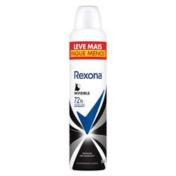 Desodorante REXONA Feminino Invisible Aerosol 250ml Leve Mais Pague Menos