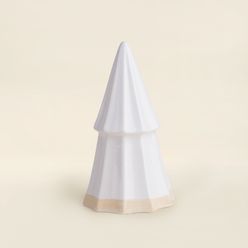 Enfeite Árvore Cerâmica Branco 19.8cm - A\CASA